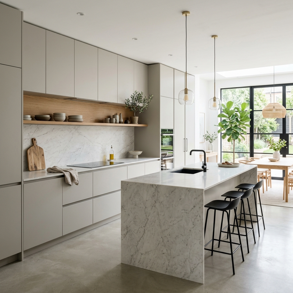 2026 Mutfak Tasarım Trendleri: Minimalizm ve Doğallık